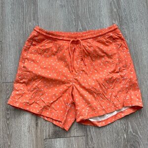 Birddogs Orange Shorts with White and Blue Accents